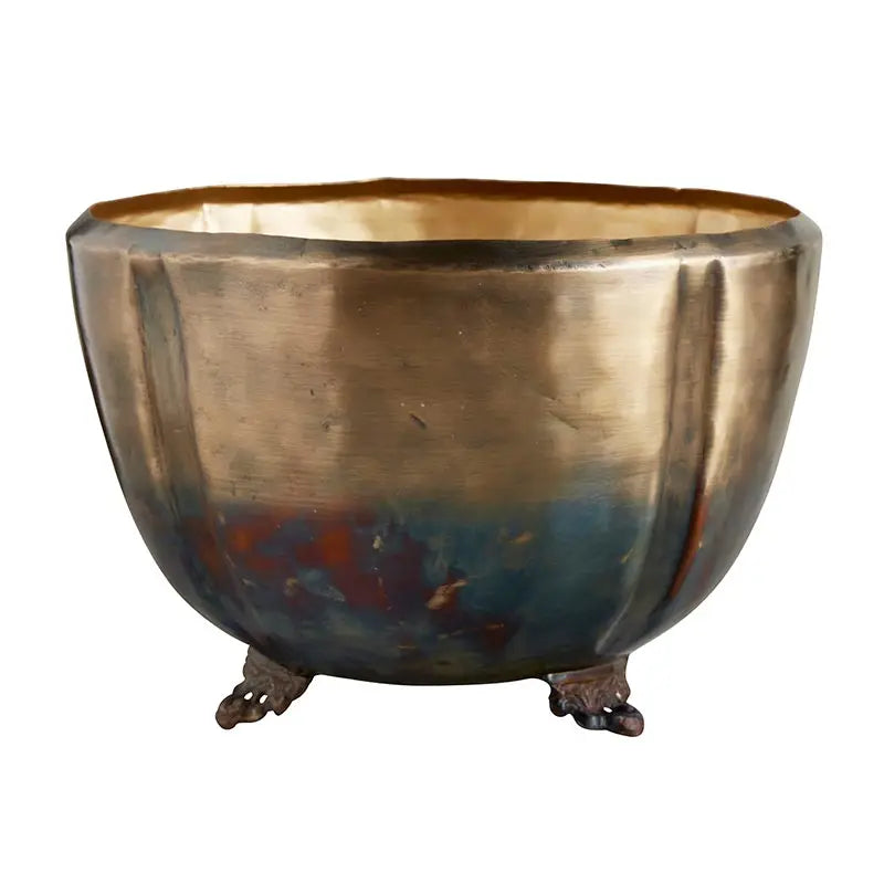 Two Tone Brass Planter