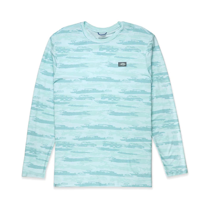 Aftco Ocean Bound Printed LS Performance Shirt