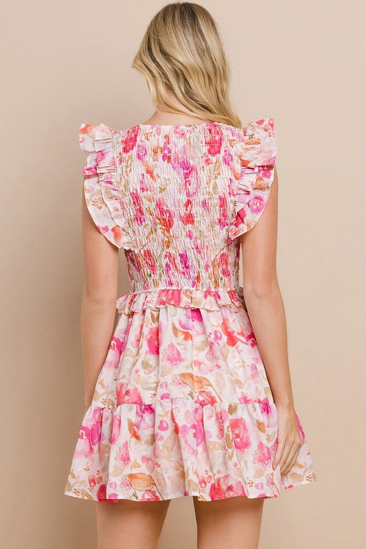 TCEC Floral Printed Dress