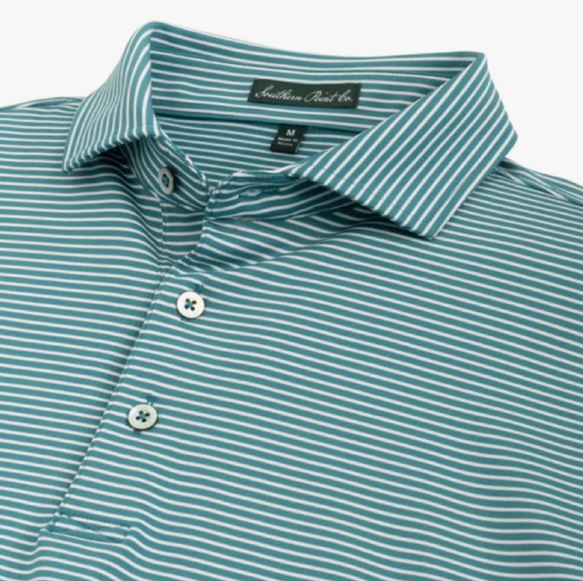 Southern Point Dune Stripe Polo