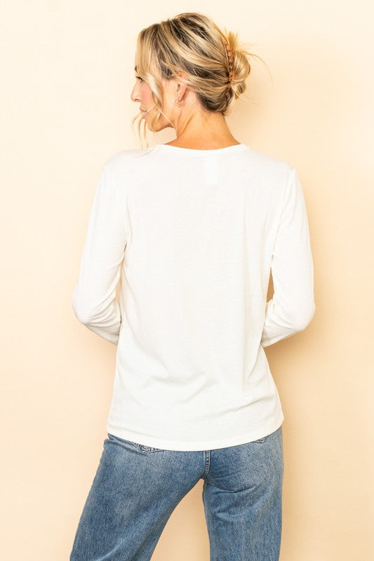 Ribbed Basic LS Top