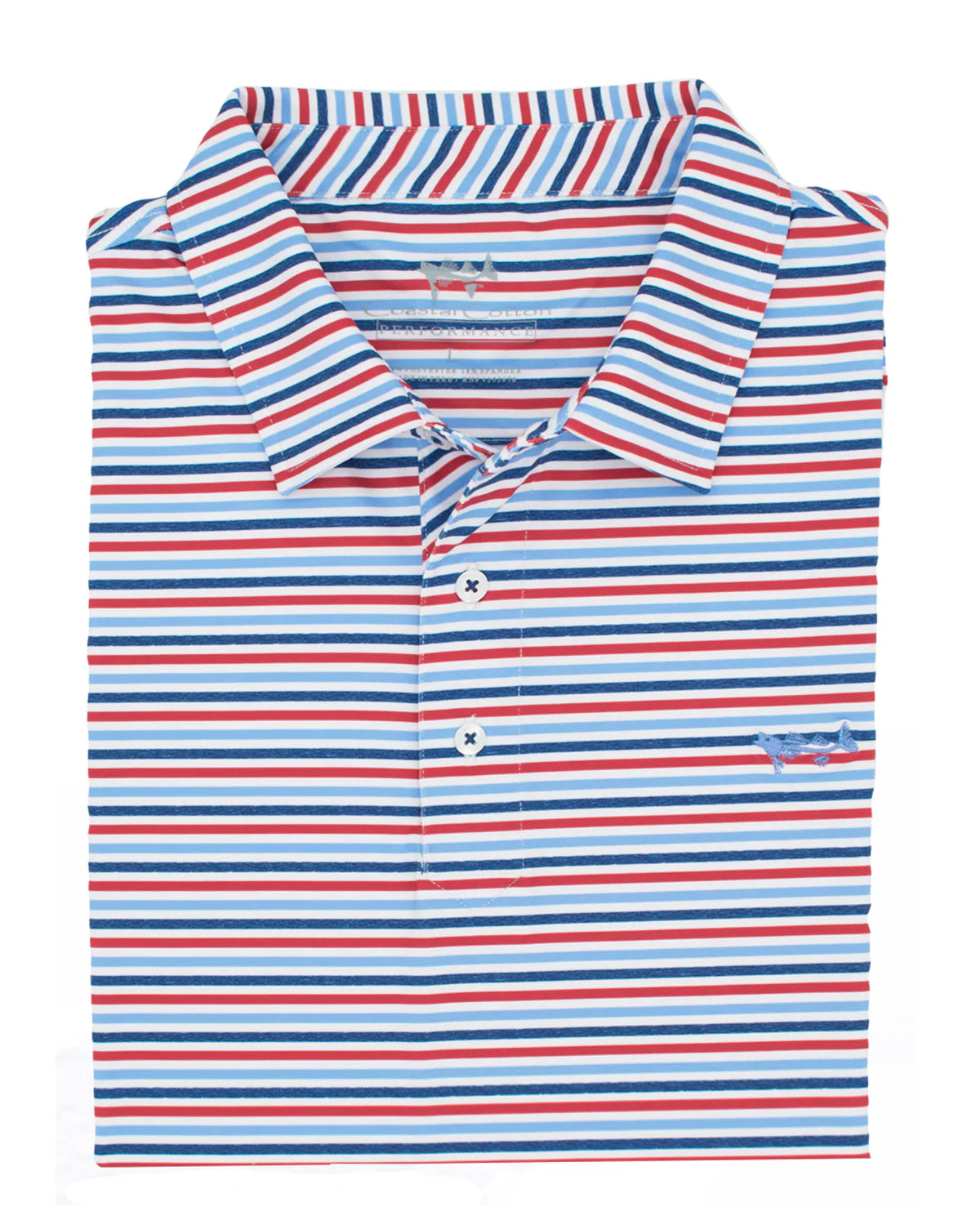 Coastal Cotton Patriot Performance Polo