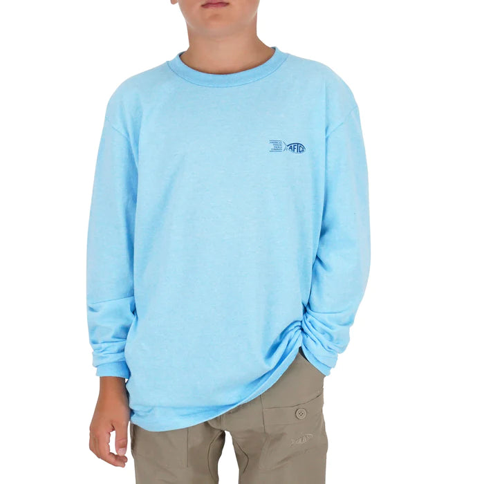 Aftco YOUTH Stacked LS Tee