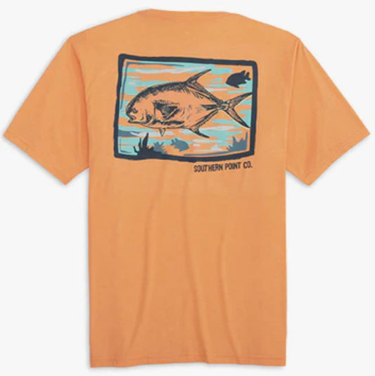 YOUTH Southern Point Summertime Permit SS Tee