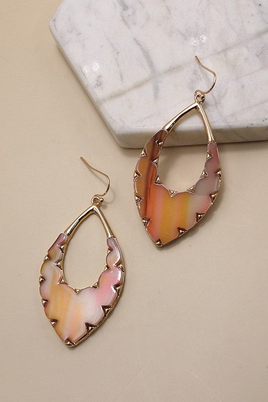 Faux Shell Earrings