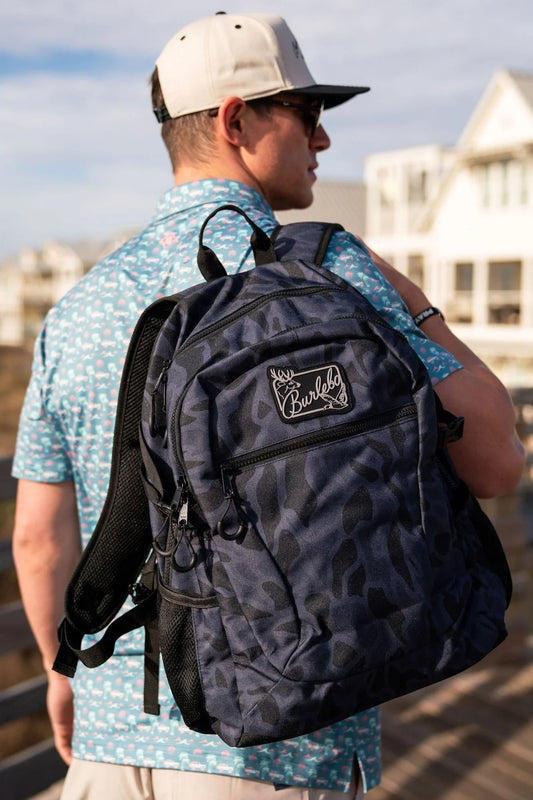 Burlebo Backpack Black Camo