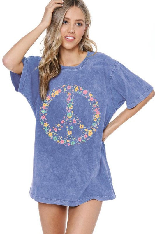 Zutter Floral Peace Tee