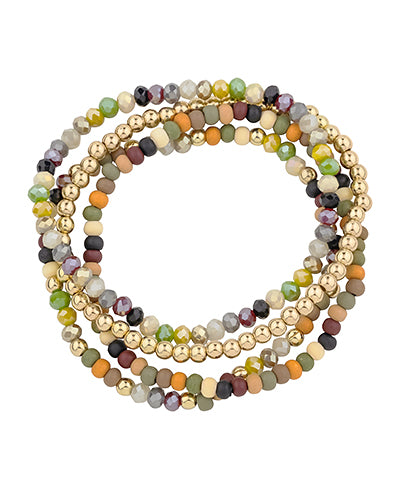 4 Set Bead Bracelets