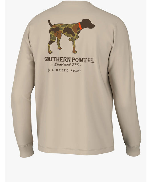 Southern Point Vintage Camo Greyton LS Tee