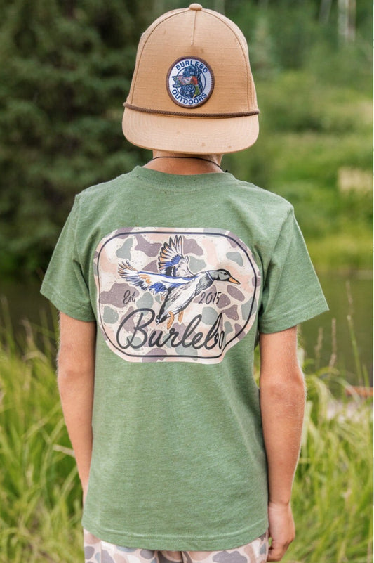 Burlebo YOUTH Ducks Flying In SS Tee