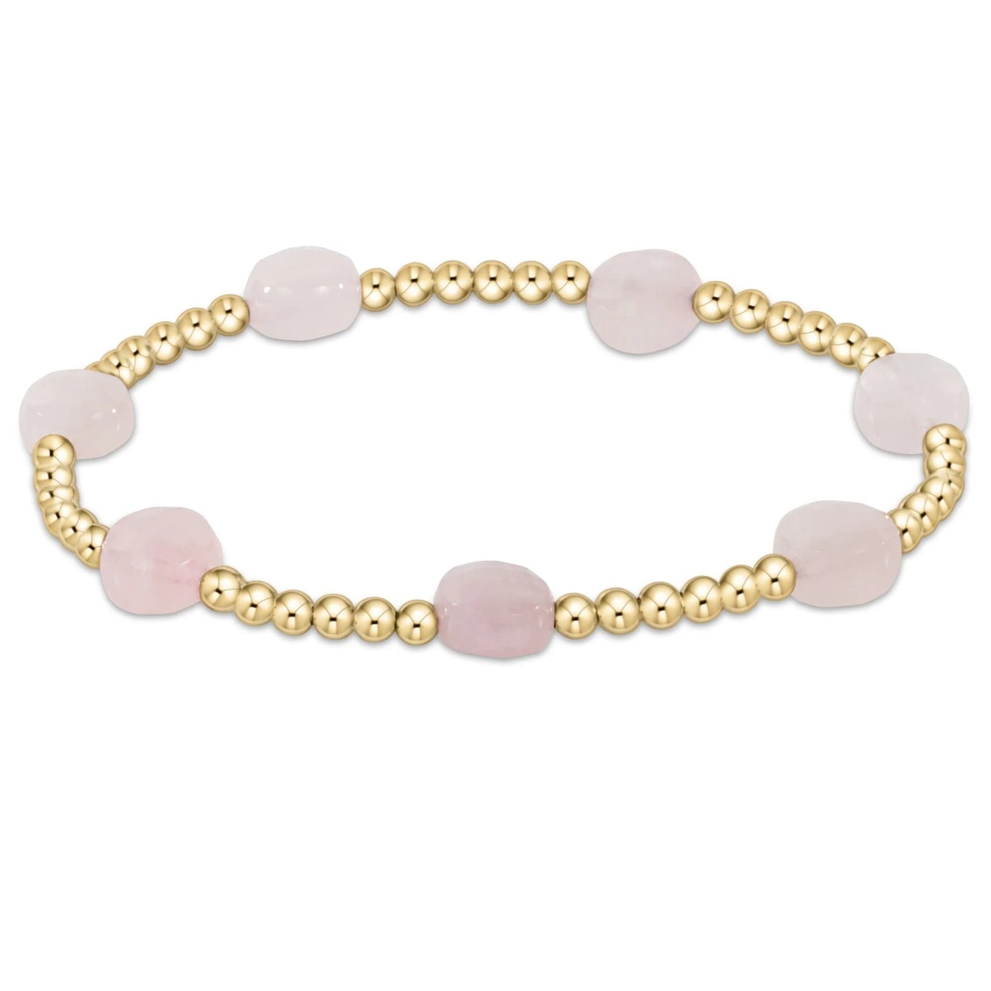 Gold Filled & Faceted Gemstone Bracelet