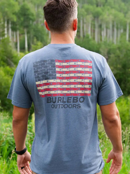 Burlebo Shotgun Shell Flag SS Tee