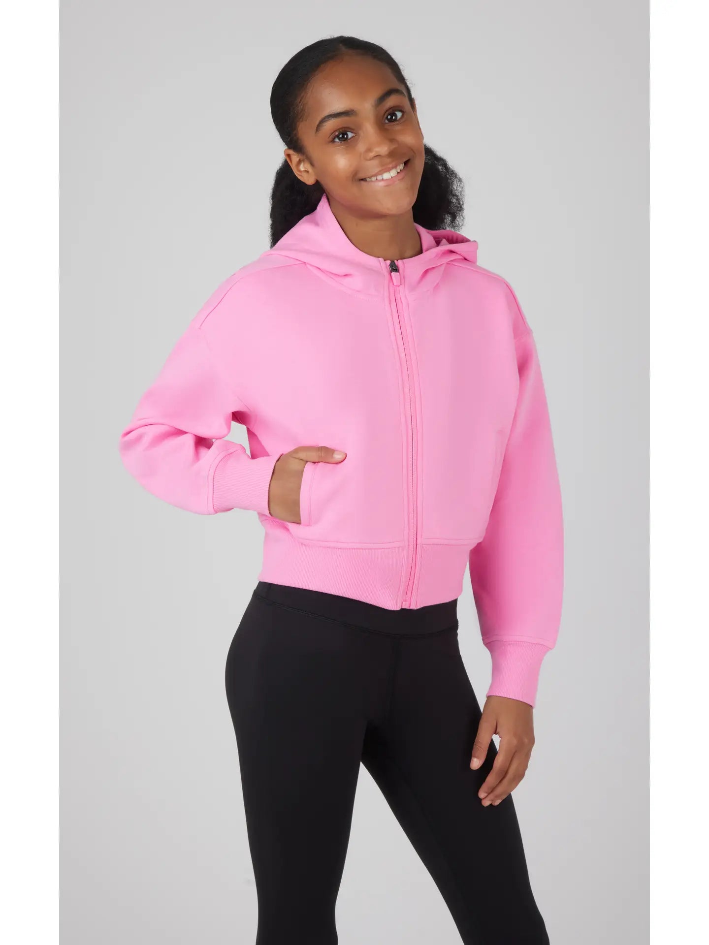 Girls Scuba Full Zip Everyday Hoodie Jacket