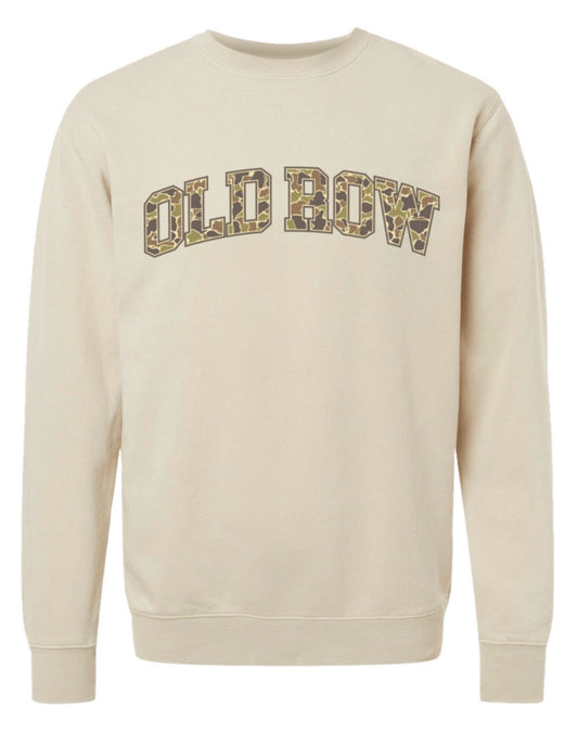 Old Row Camo Crewneck Sweatshirt