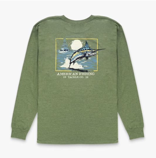 AFTCO Youth Flying Bill LS Tee