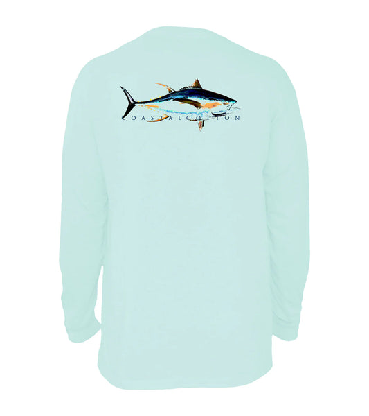 Coastal Cotton Neon Tuna LS Tee