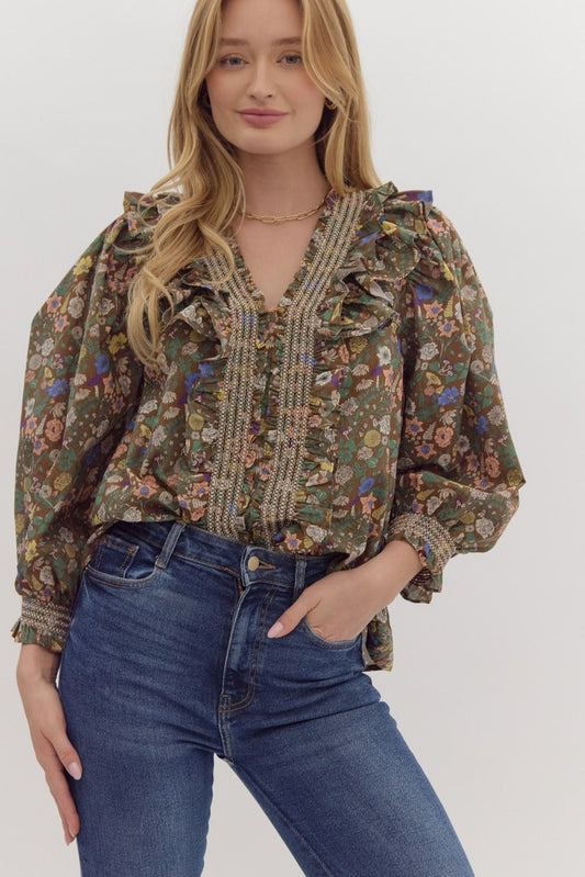 Floral Print Top