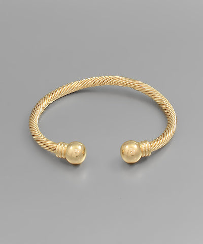 Metal Ball Edge Bracelet