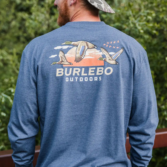 Burlebo Sunset Ducks LS Tee