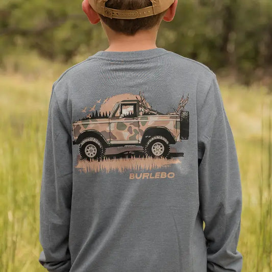 Burlebo Youth Loaded Down Bronco LS Tee