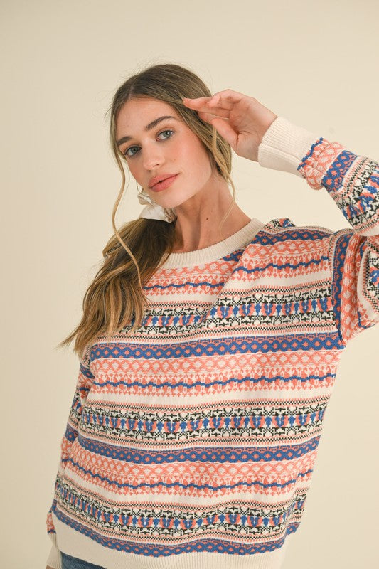 Aztec Pattern Sweater