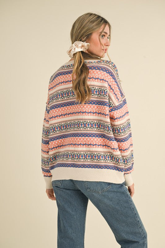 Aztec Pattern Sweater