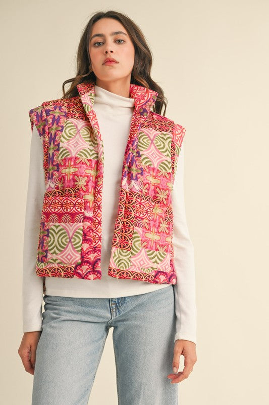 Patchwork Quilted Vest