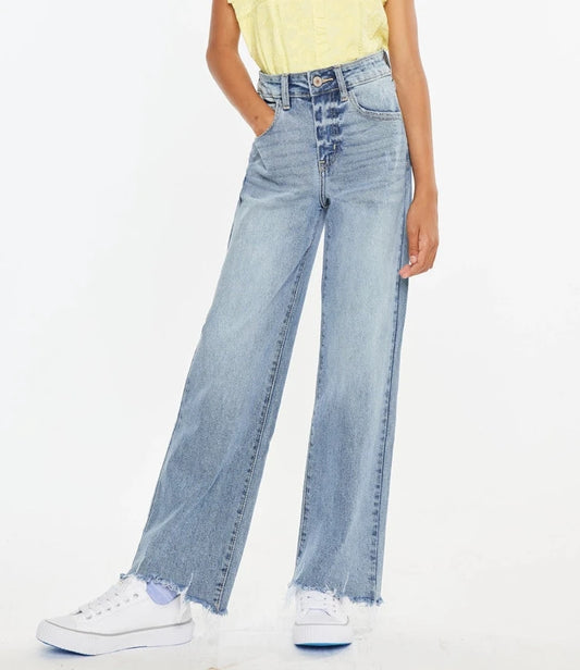 Girls Kan Can Wide Leg Jeans