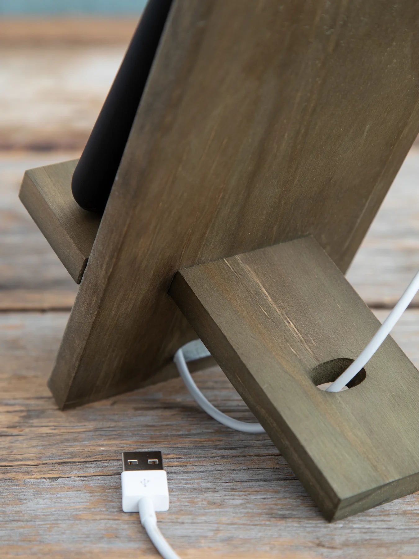 Wooden Phone Stand