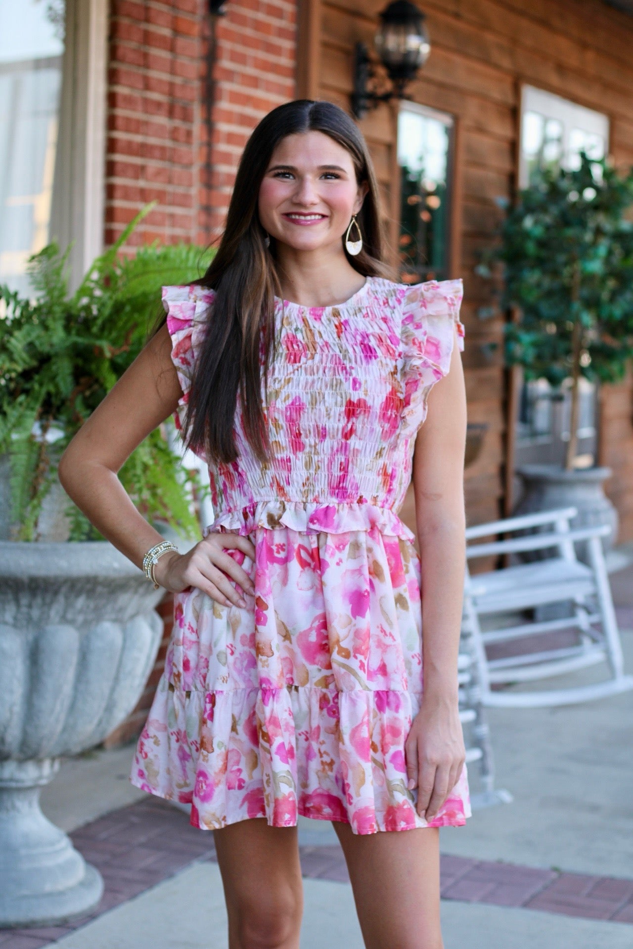 TCEC Floral Printed Dress