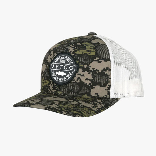 Aftco Bass Patch Trucker Hat