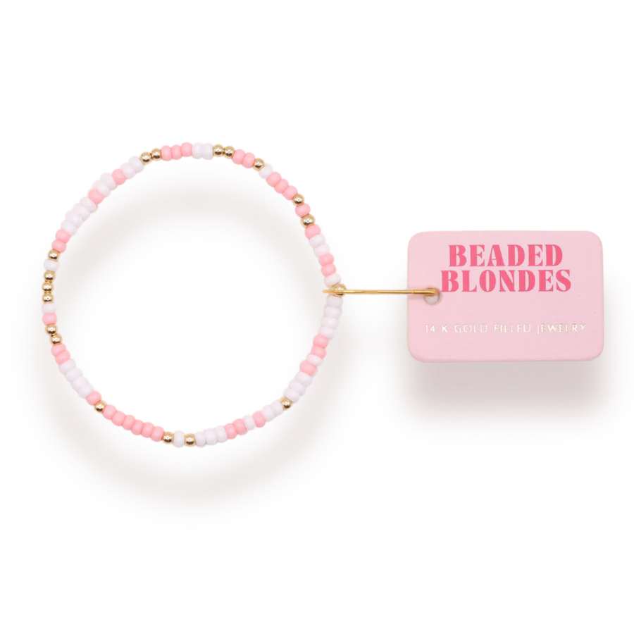 BB KIDS Pink and White Sprinkle Bracelet