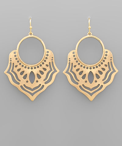 Circle Filigree Earrings